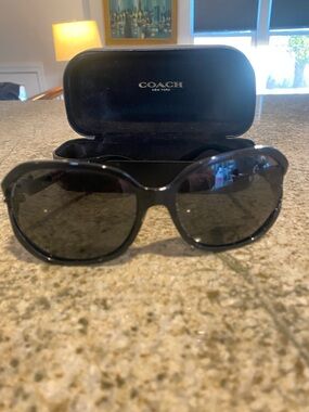 Coach Integration Flower Black Women's Sunglasses - model HC8233 (L1033)